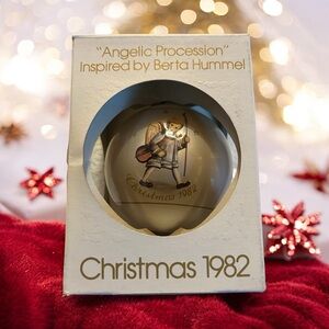 Schmid Sister Berta Hummel Christmas Ornament Vintage 1982 Angelic Procession